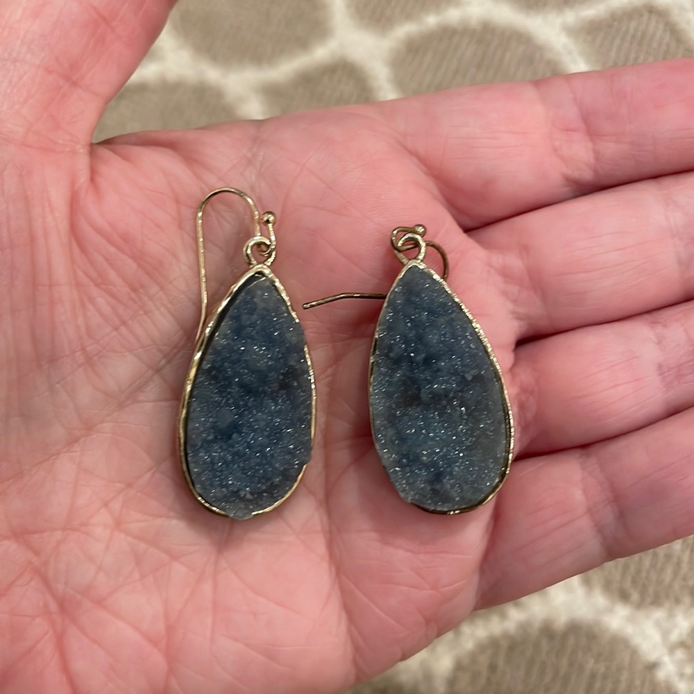 Druzy Blue earrings